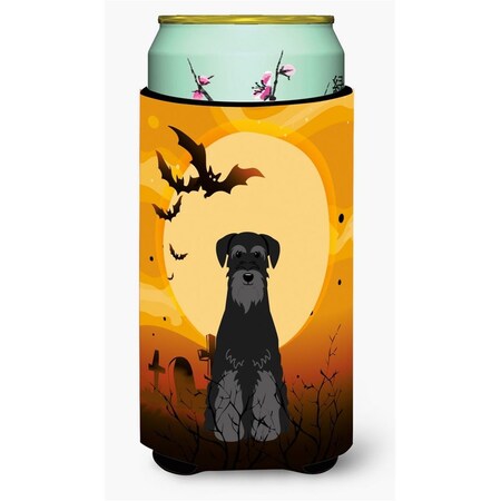 Carolines Treasures Halloween Standard Schnauzer Black Tall Boy Beverage Insulator Hugger BB4298TBC